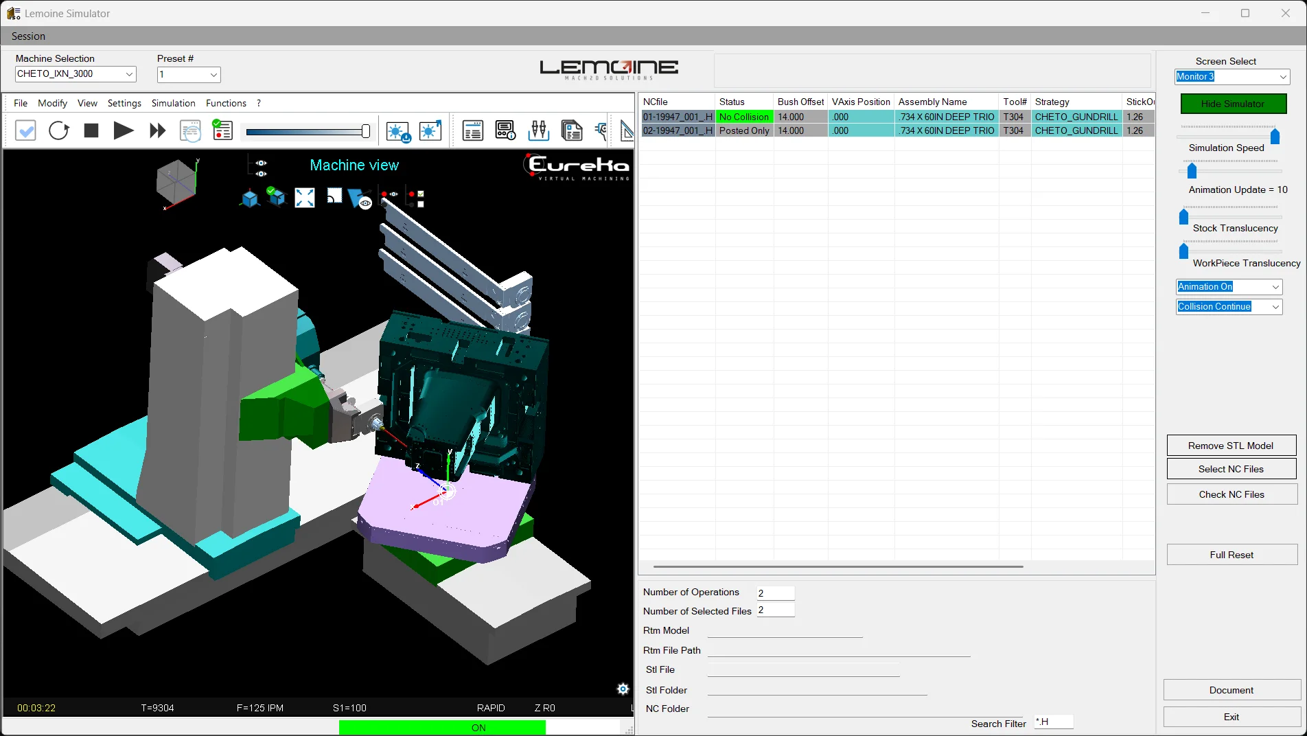 Lemoine RTM 3D Manager
